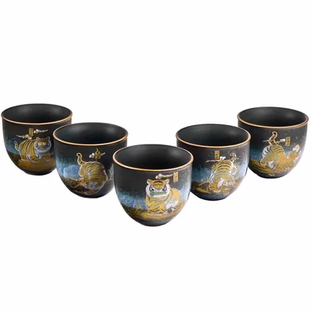 ست کاپ گلدن تایگر چین چای