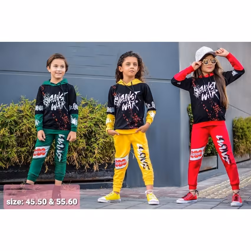 ست هودی شلوار پسرانه وار