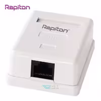 کیستون باکس(سرفیس باکس) 1 پورت Cat6 UTP رپیتون مدل Rapiton RP-SB1-6U1