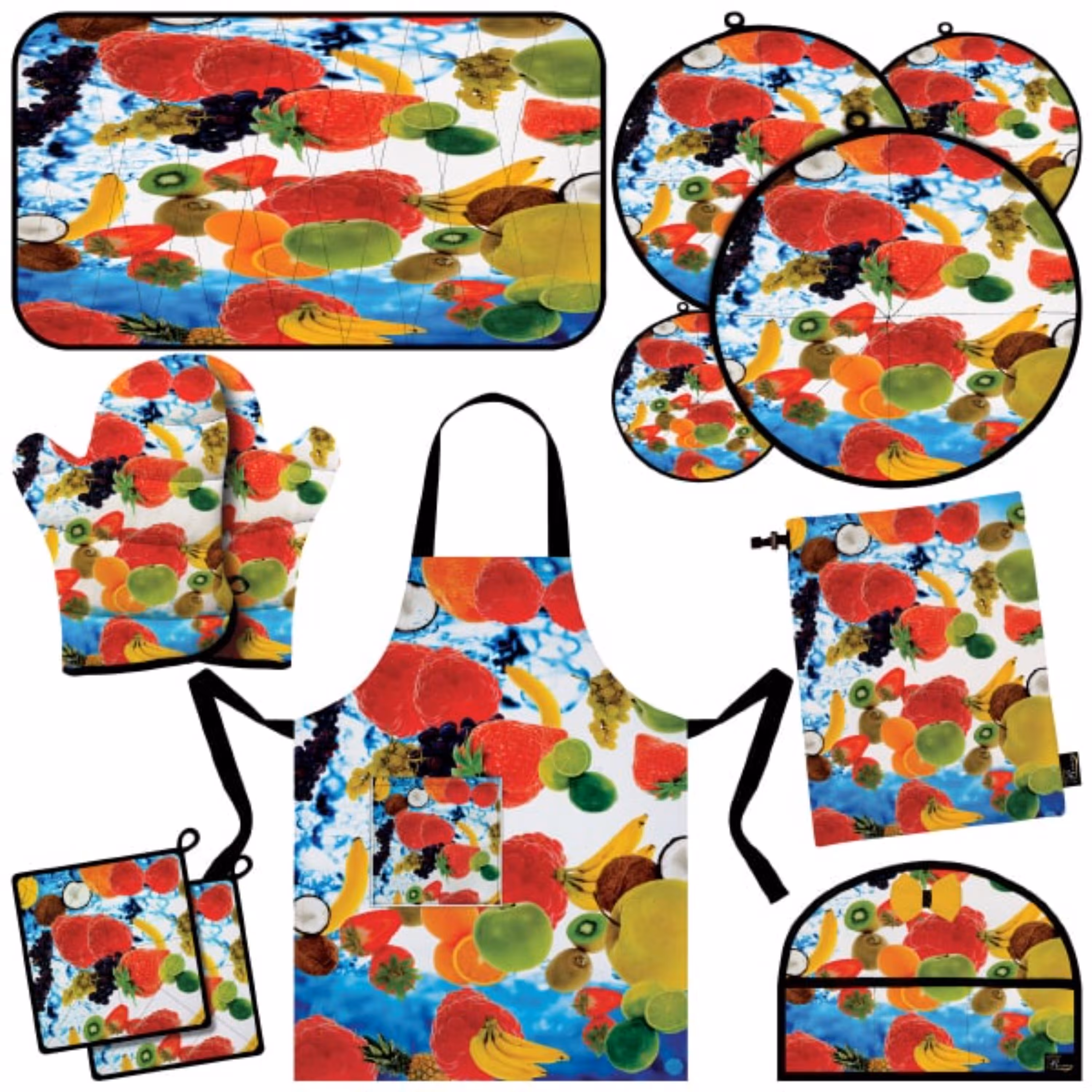 سرویس آشپزخانه 13 تکه کامل مخمل مخصوص جهیزیه مدل S1-139 شرکت رنس