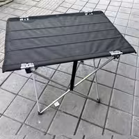 میز تاشو مسافرتی با اسکلت ضربدری و رویه برزنتی تقویت شده  کم جا و سبک کد9