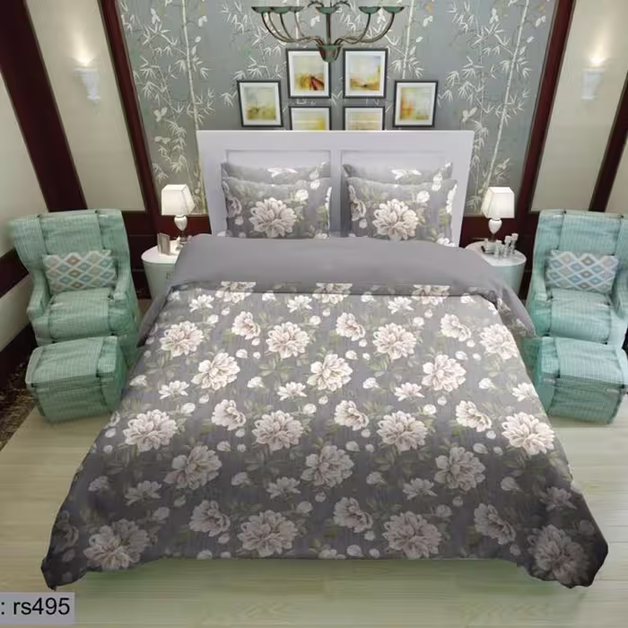 سرویس روتختی 2 نفره تنسل چاپی برندترک لند(Turk Land) rs 495