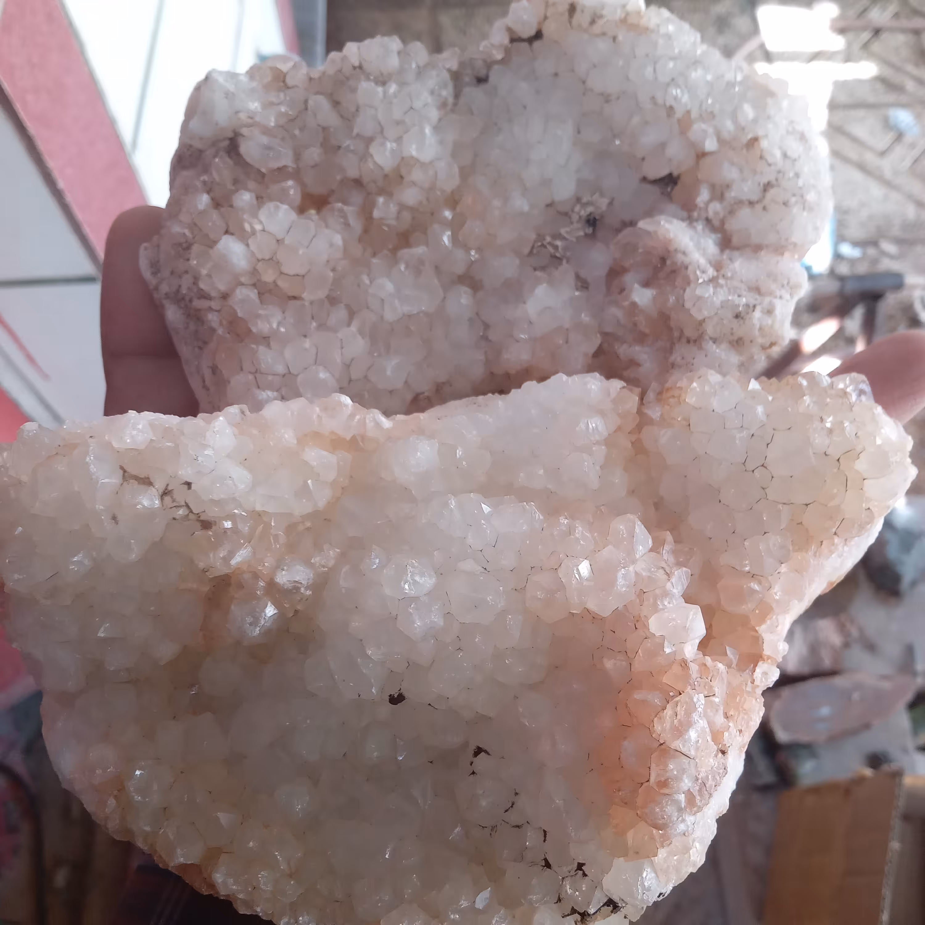 کوارتز کلکسیونی شفاف زیبا