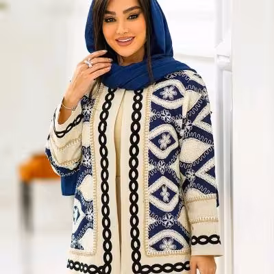 مانتو مجلسی نخی مدل شکیرا