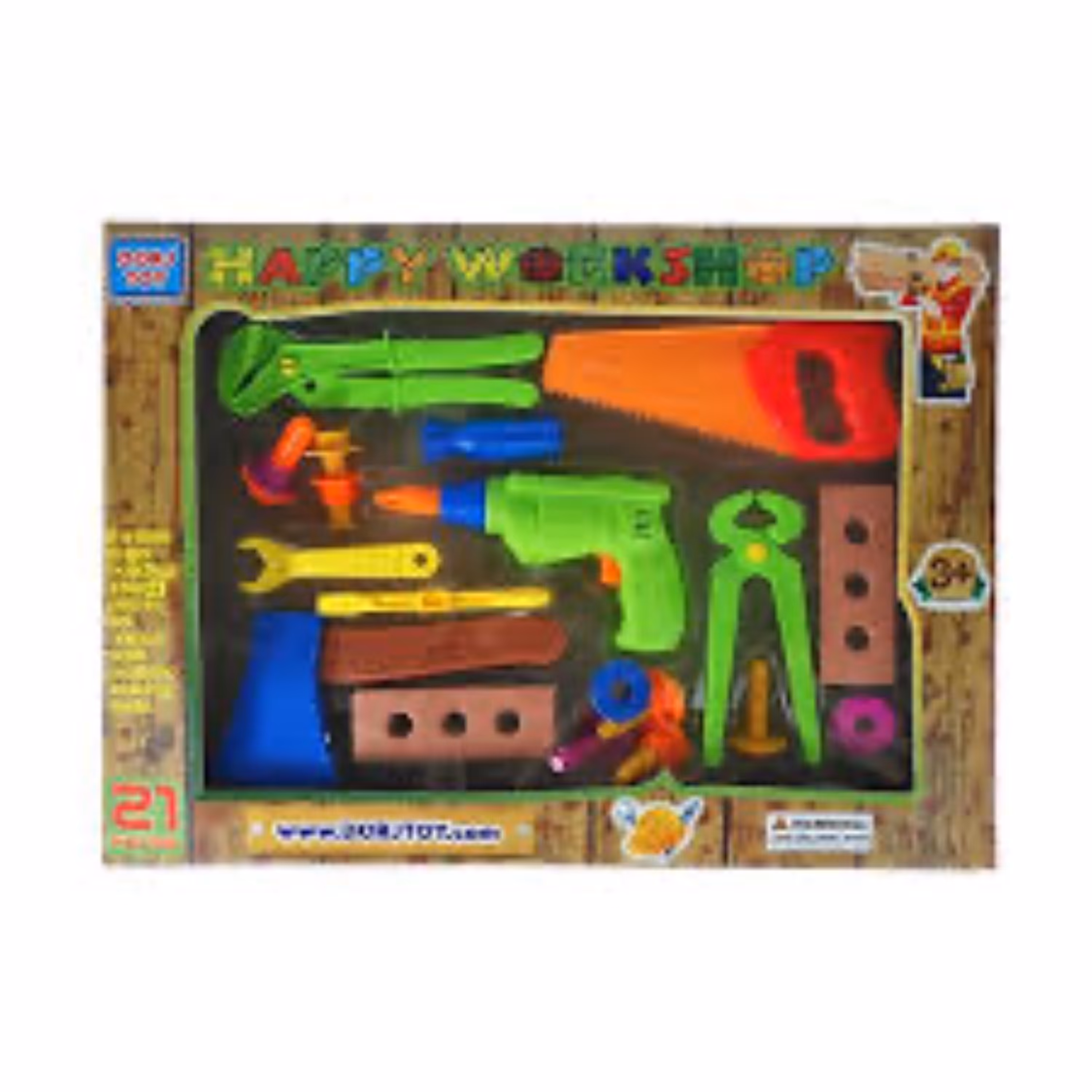 ست ابزار نجاری 21 قطعه جعبه ای