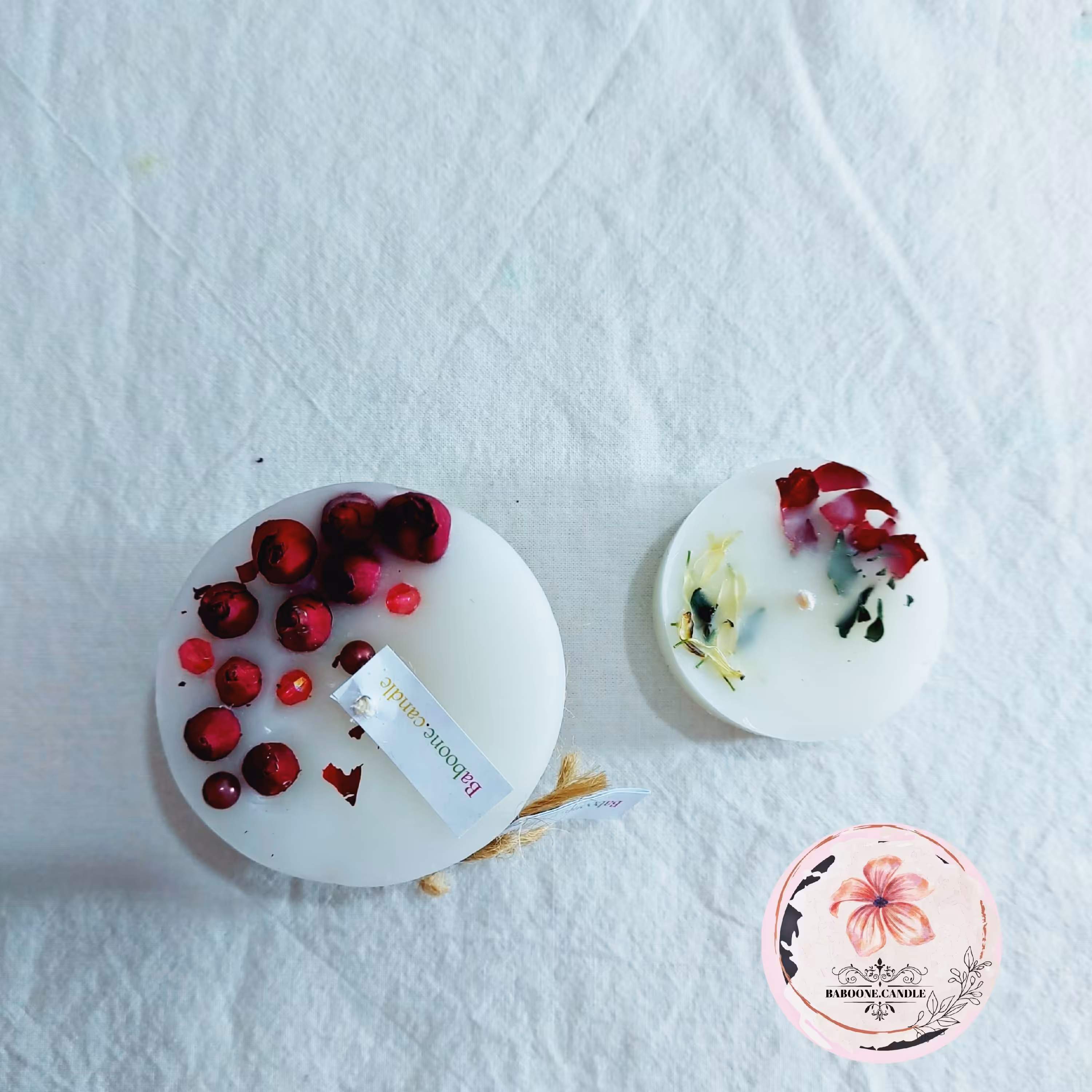 شمع گل خشک  سایز کوچک 