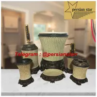سرویس بهداشتی 6پارچه رزین کلاسیک 
