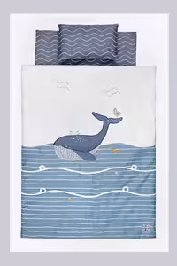 سرویس خواب نوزادی ایسیز گلد 7تکه ضد حساسیت 100 درصد پنبه با گارانتی تعویض برند isiz