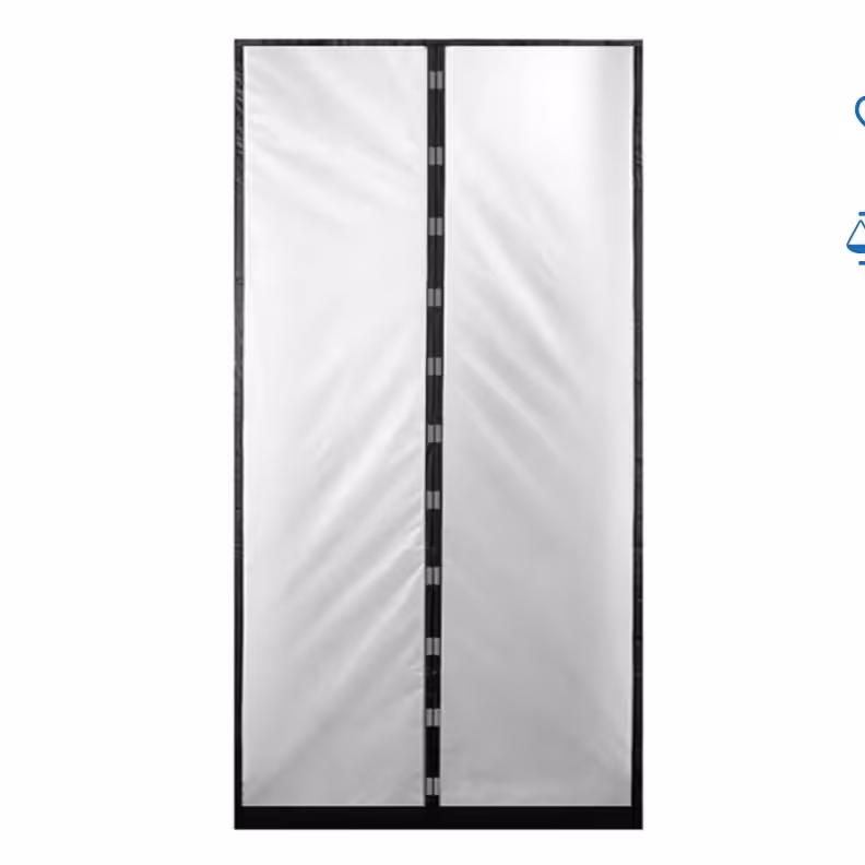 پرده طلقی ضخیم مگنتی آهنربایی سایز 120در230