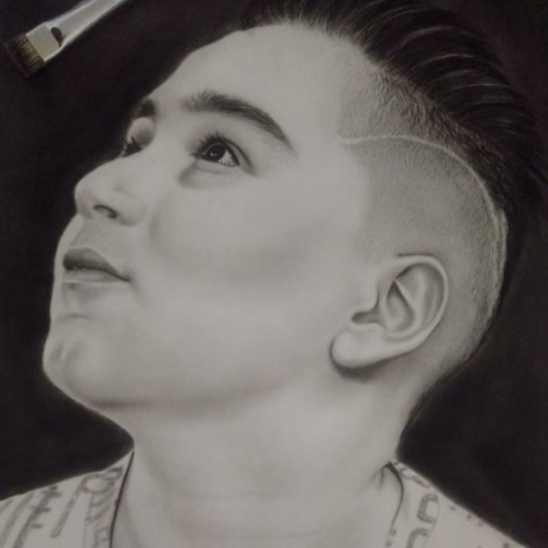 نقاشی سیاه قلم سایز A2