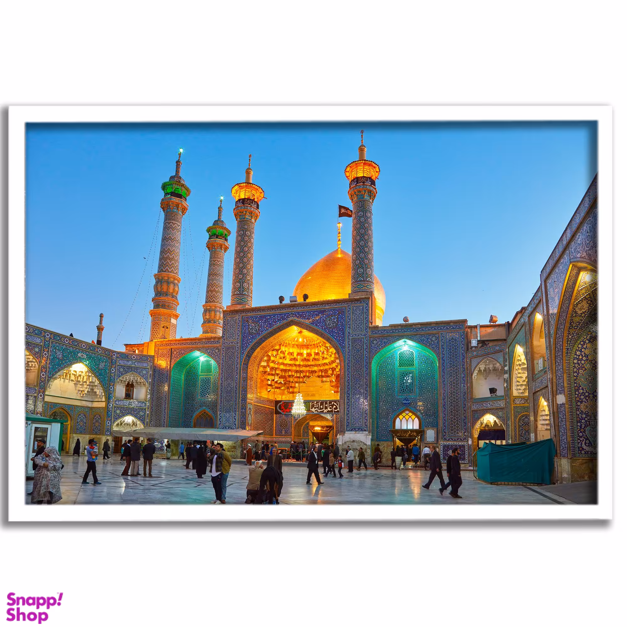 تابلو نوری بکلیت طرح حرم مطهر مدل W-S40