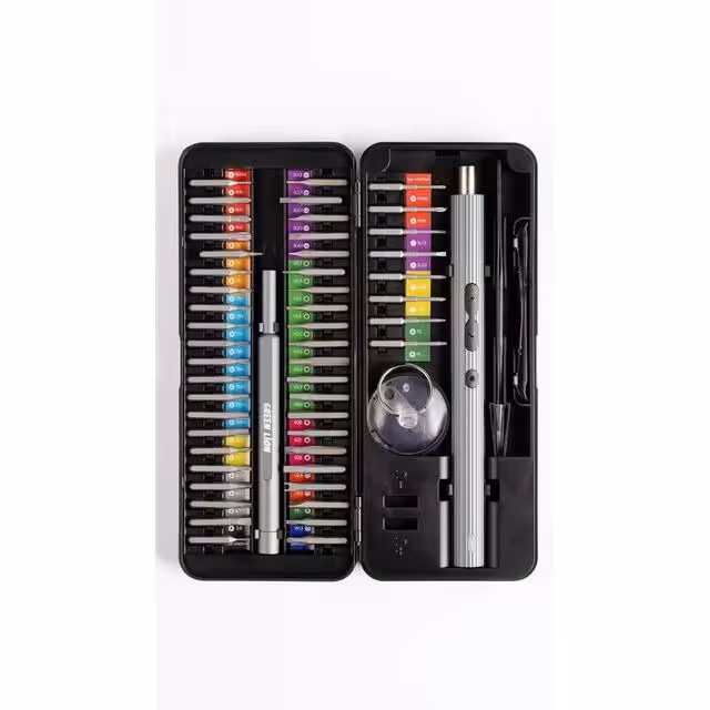 خرید کیت پیچ گوشتی شارژی گرین لاین Green Lion 58 IN 1 Electric Screwdriver Set GN58IN1ELSDBK با بهترین قیمت