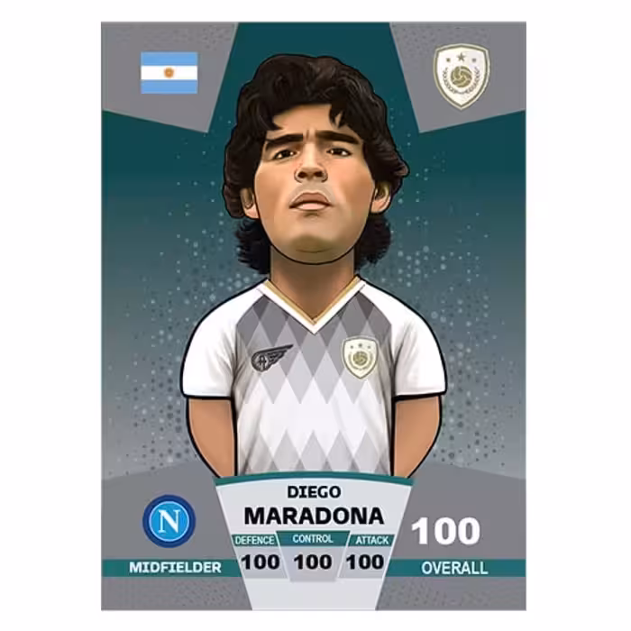 اسباب بازی شانسی کیمدی مدل مارادونا سری پریمیوم توپ طلایی 2024 کد 500