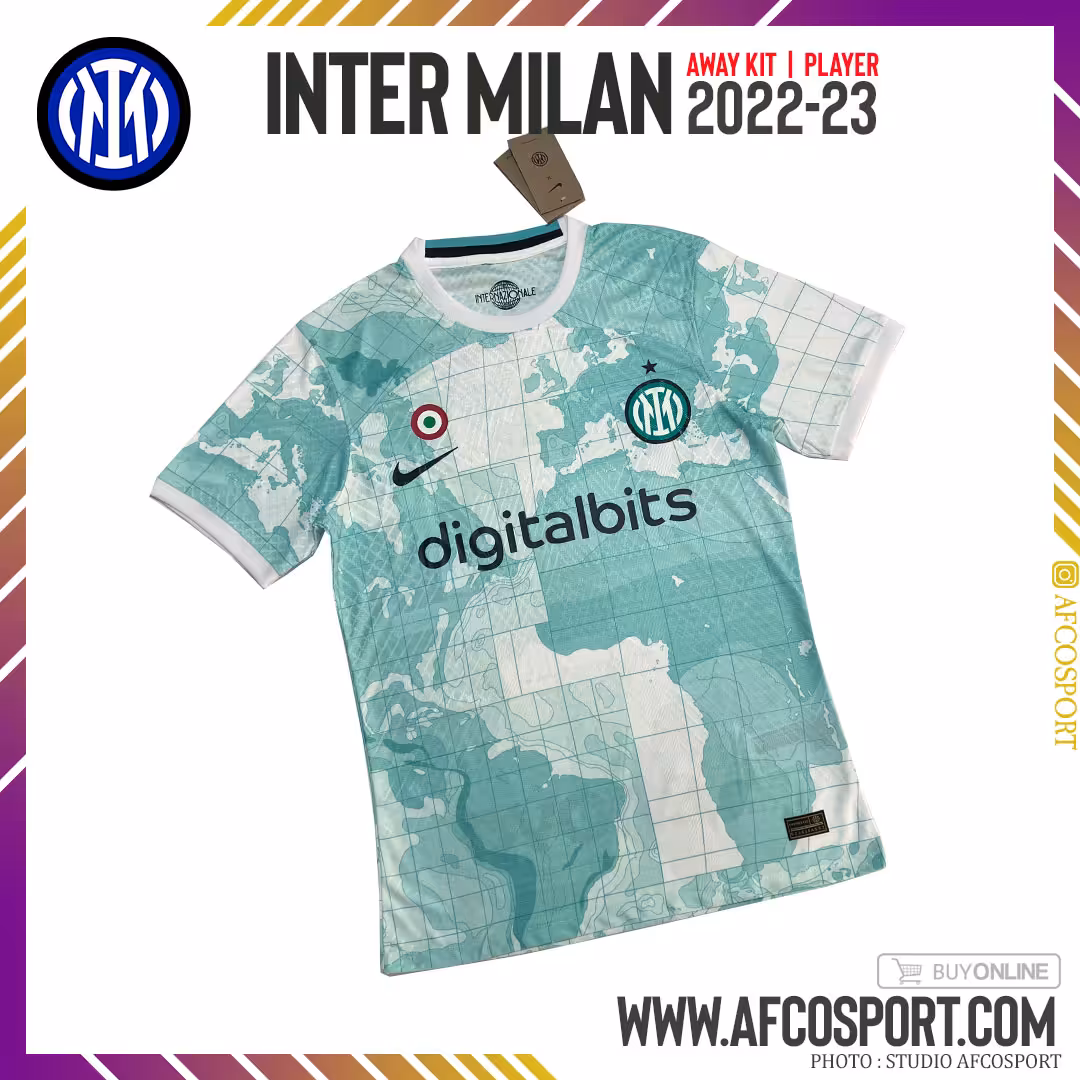 کیت دوم اینتر میلان فصل 2022-2023 ورژن پلیر (بازیکن)