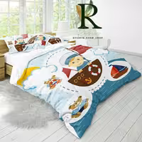 روتختی تک نفره سه بعدی ترک پنج تکه طرح baby boy