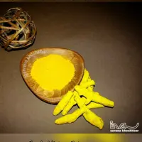 زردچوبه خشکبار سورنا به صورت قلم درجه یک بسته بندی 500 گرمی