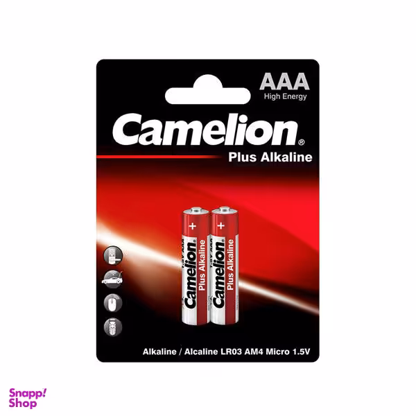 باتری نیم قلم کملیون مدل Plus Alkaline بسته 2 عددی