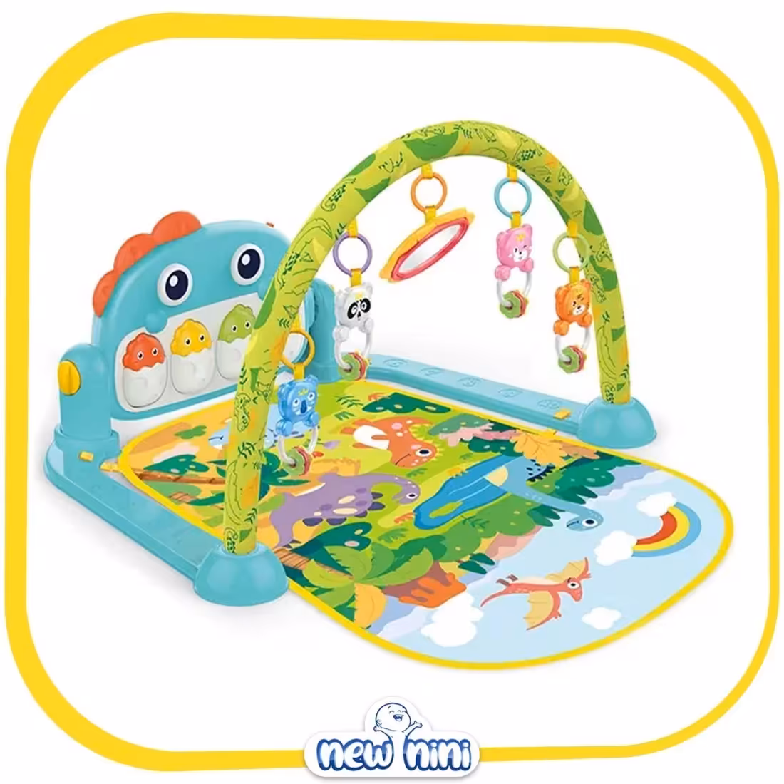 تشک بازی پیانویی هانگرHUANGER طرح دایناسور