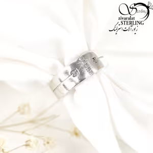 حلقه نقره (انگشتر) عیار925 کد 7887