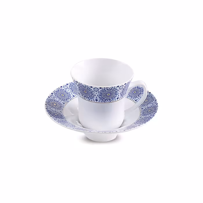 سرویس چینی زرین 6 نفره چای خوری سلطانیه طلایی (12 پارچه)