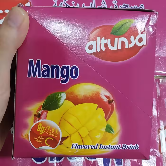 پودر شربت ساشه ای آلتونسا طعم انبه 24 عددی اورجینال و تاریخ جدید