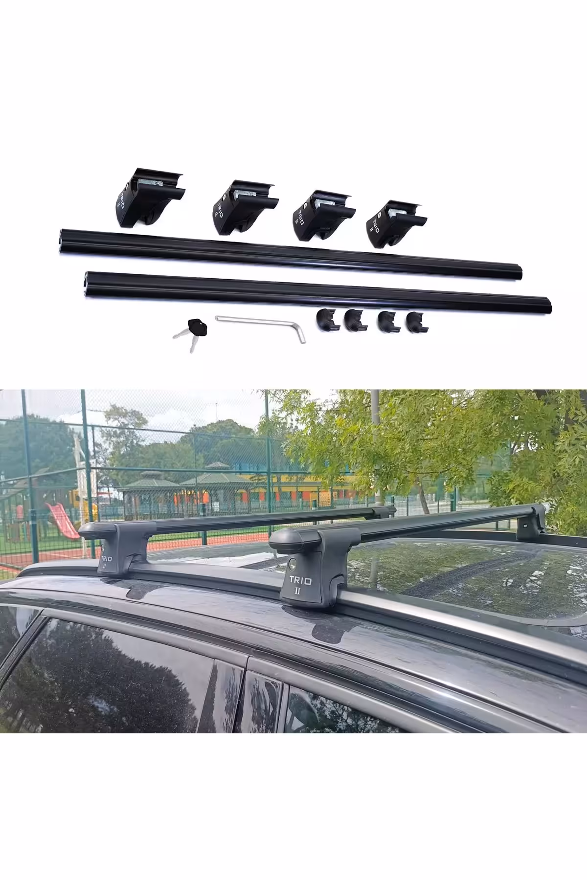 نوار محافظ خودرو GENESIS GV70 JK1 2022 به بعد محموله CROSS BAR قفل شده Thunder