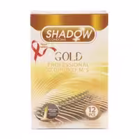 کاندوم شادو طلایی تاخیری و خاردار 12 عدد