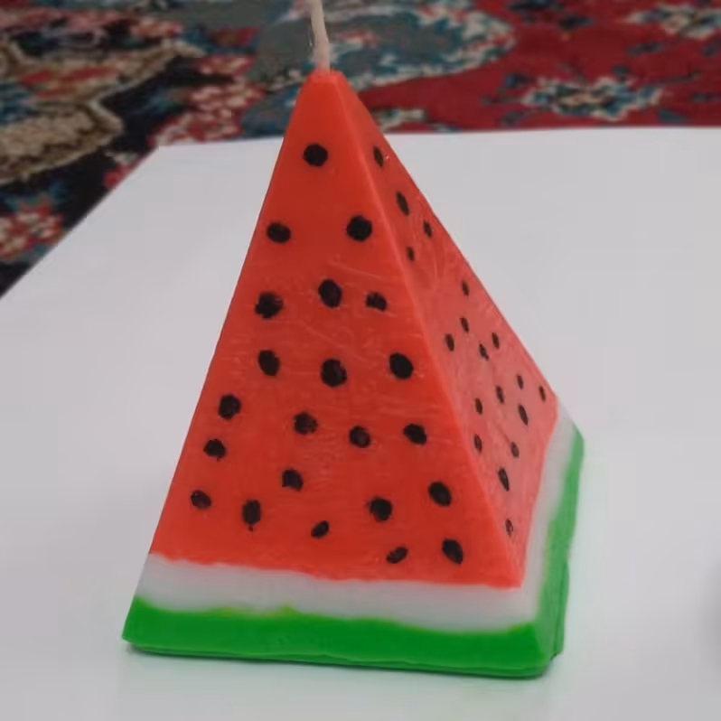 شمع هندوانه ای شب یلدا