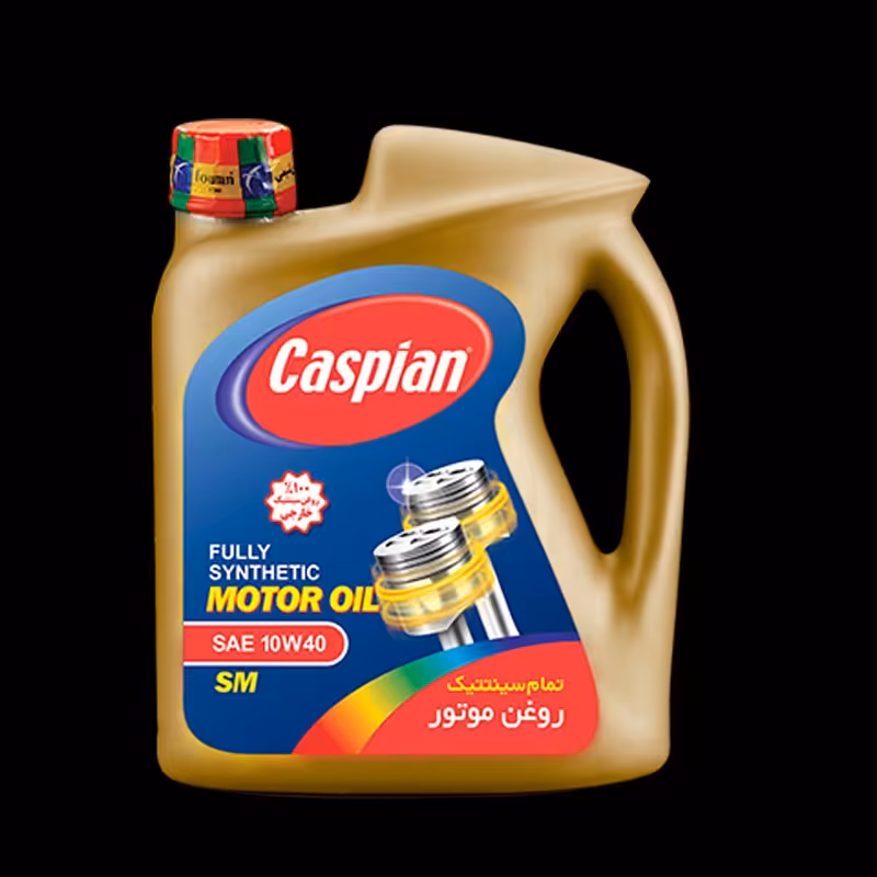 روغن موتور تمام سنتتیک کاسپین 4 لیتری SM10W40