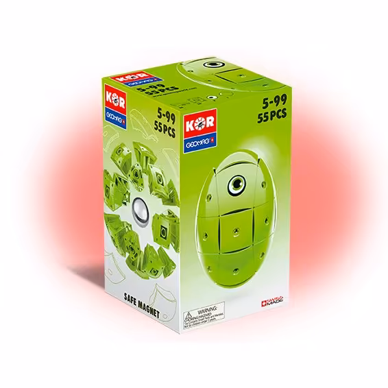 مدلسازی ژئومگ Kor green55pcs کد 6725