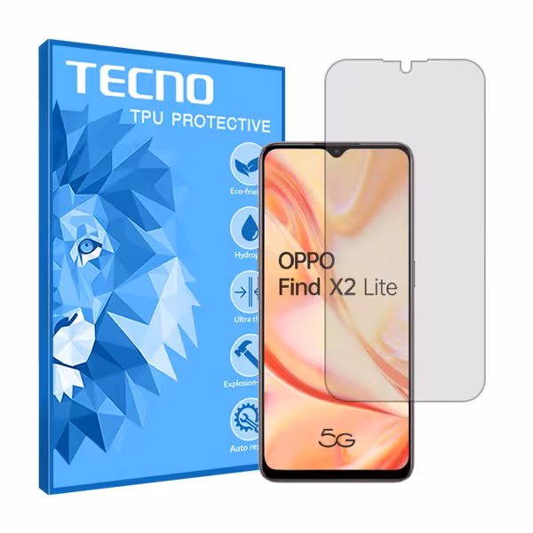 گلس اوپو Find X2 Lite مدل هیدروژلی شفاف برند تکنو کد S