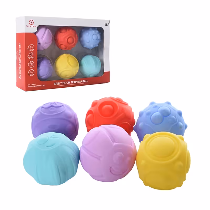 توپ حسی 6 عددی سایز کوچک کد YL1024A