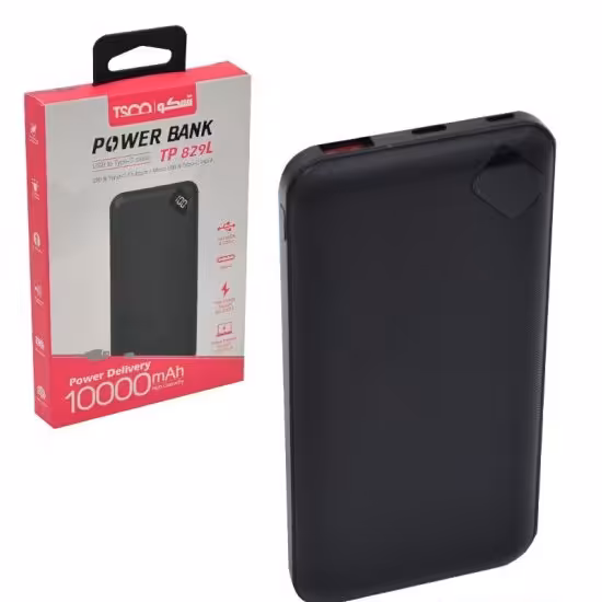 پاور بانک تسکو (TSCO) مدل TP 829L ظرفیت 10000mAh



