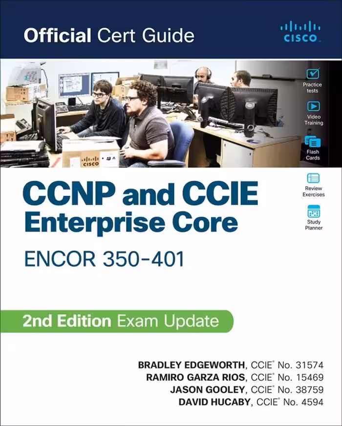 کتاب CCNP and CCIE Enterprise Core Encor 350-401 Official Cert Guide