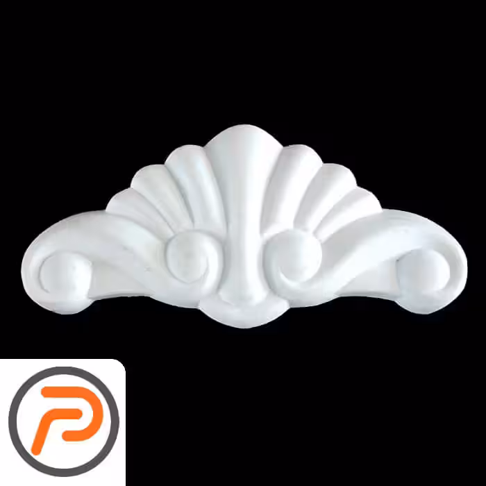 گل تزئینی طرح منبت pvc کد 099