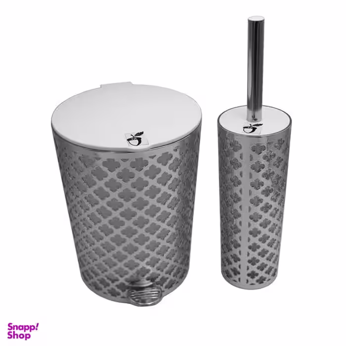 سطل و فرچه مدل بلوط طرح گل کد YP-NS-02
