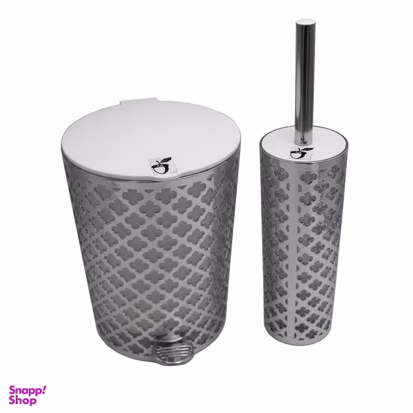 سطل و فرچه مدل بلوط طرح گل کد YP-NS-02