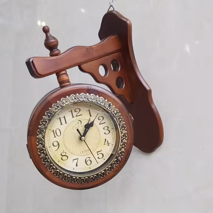 ساعت دیواری 2 طرفه اصل