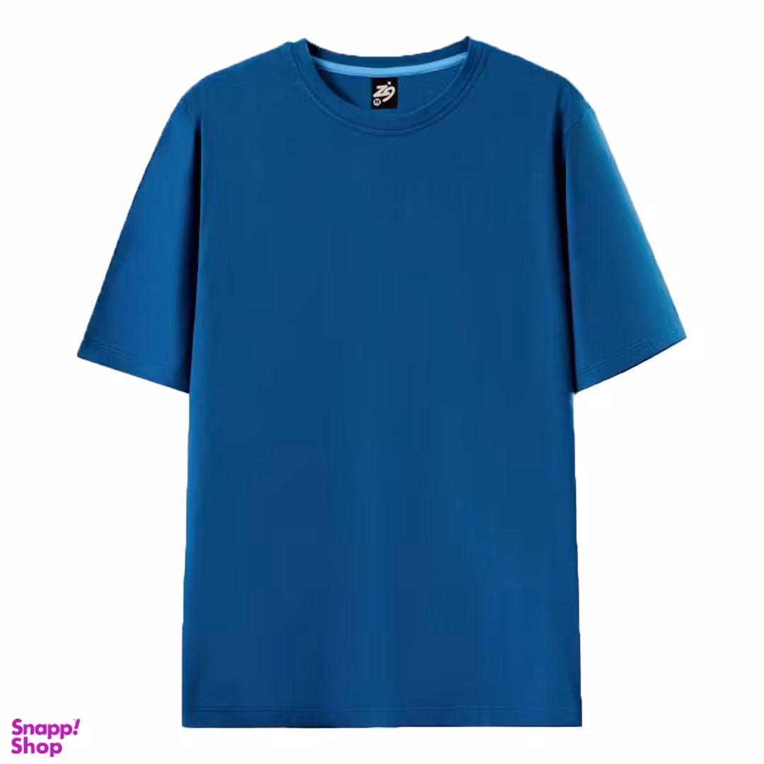 تیشرت مردانه مدل Basic رنگ آبی کله غازی