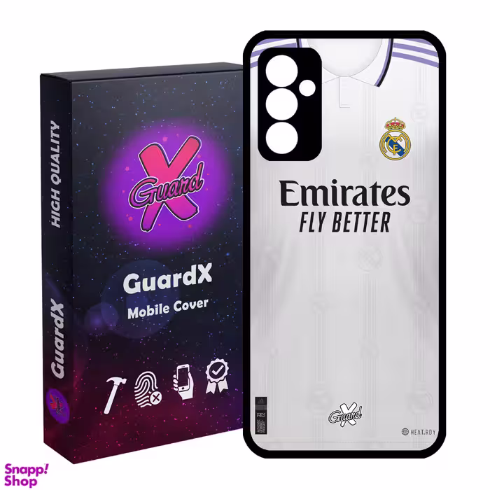 کاور گارد ایکس طرح رئال مادرید مدل Glass10465 مناسب برای گوشی موبایل سامسونگ Galaxy A54 / A54 5G