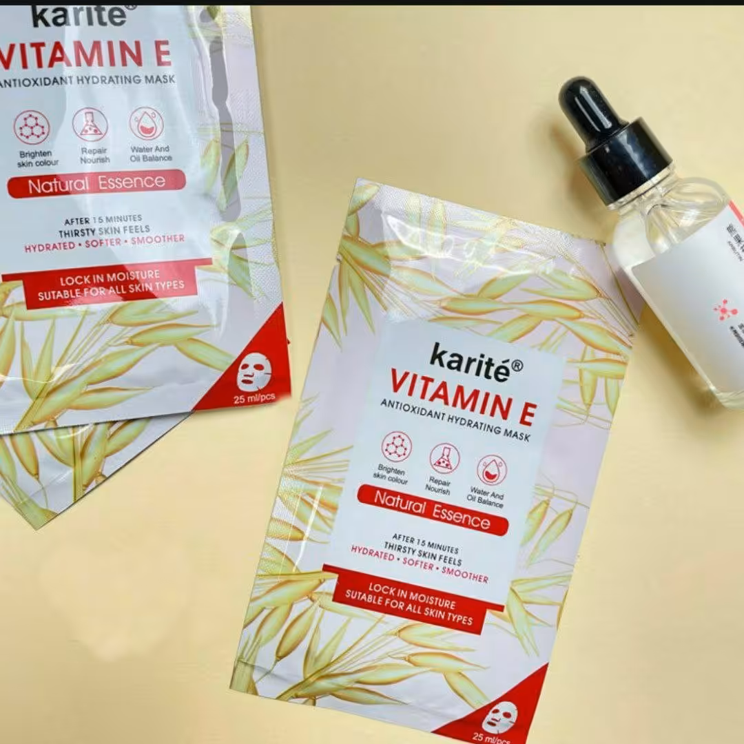 ماسک صورت ورقه ای ویتامین E کاریته