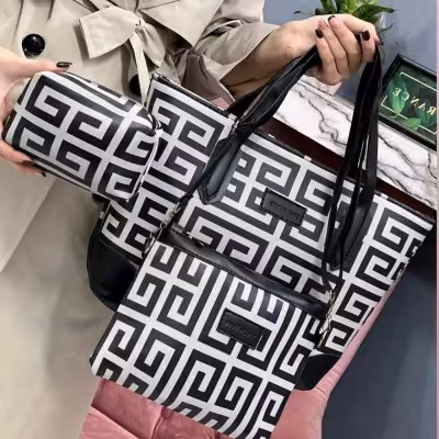 کیف سه تکه پاسپورتی، لوازم آرایشی، کیف بزرگ