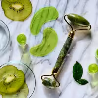 جیدرولر سنگ‌ یشمی اصل ماساژور صورت عالی