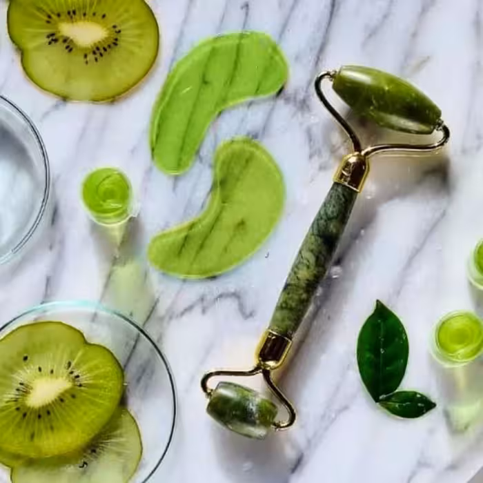 جیدرولر سنگ‌ یشمی اصل ماساژور صورت عالی