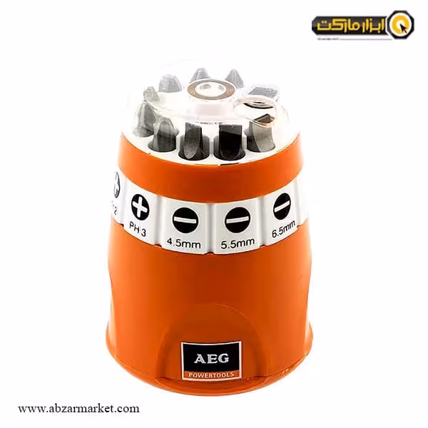 ست سر پیچ گوشتی آاگ 10 عددی مدل  AEG-10pc