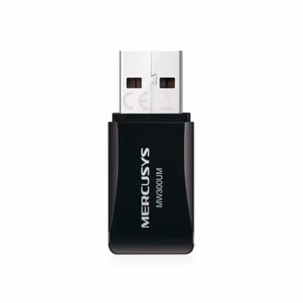 کارت شبکه USB وایرلس N300 مرکوسیس مدل MW300UM - فروشگاه اینترنتی طیف سنتر