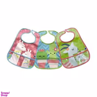 پیش بند نوزادی کیکابو مدل Kb030017 بسته 3 عددی