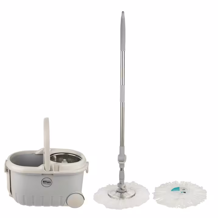 ست سطل و زمین شوی لیمون مدل چرخشی فول