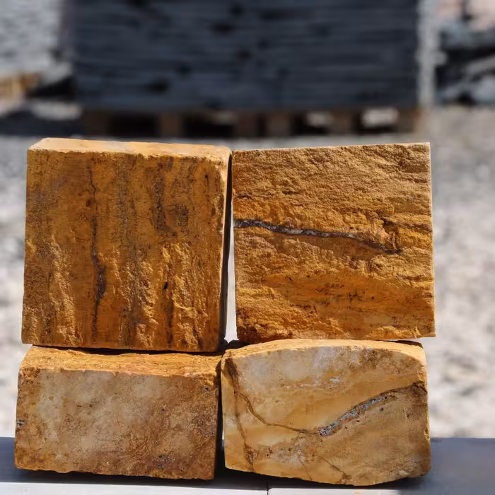 سنگ کوبیک 10در10لیمویی 1تن