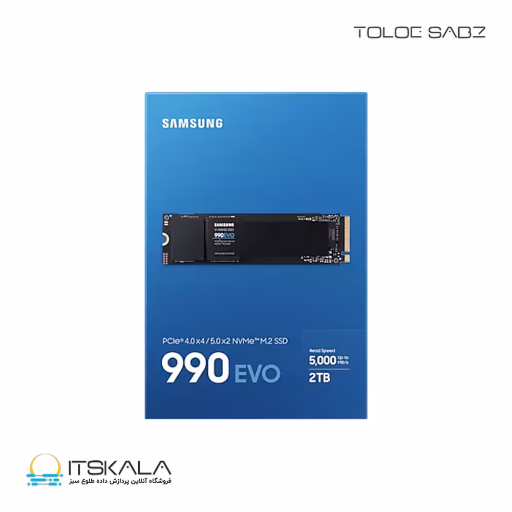 قیمت و خرید حافظه SSD M.2 سامسونگ M2 990 EVO NVMe ظرفیت 1 ترابایت | ITSKALA